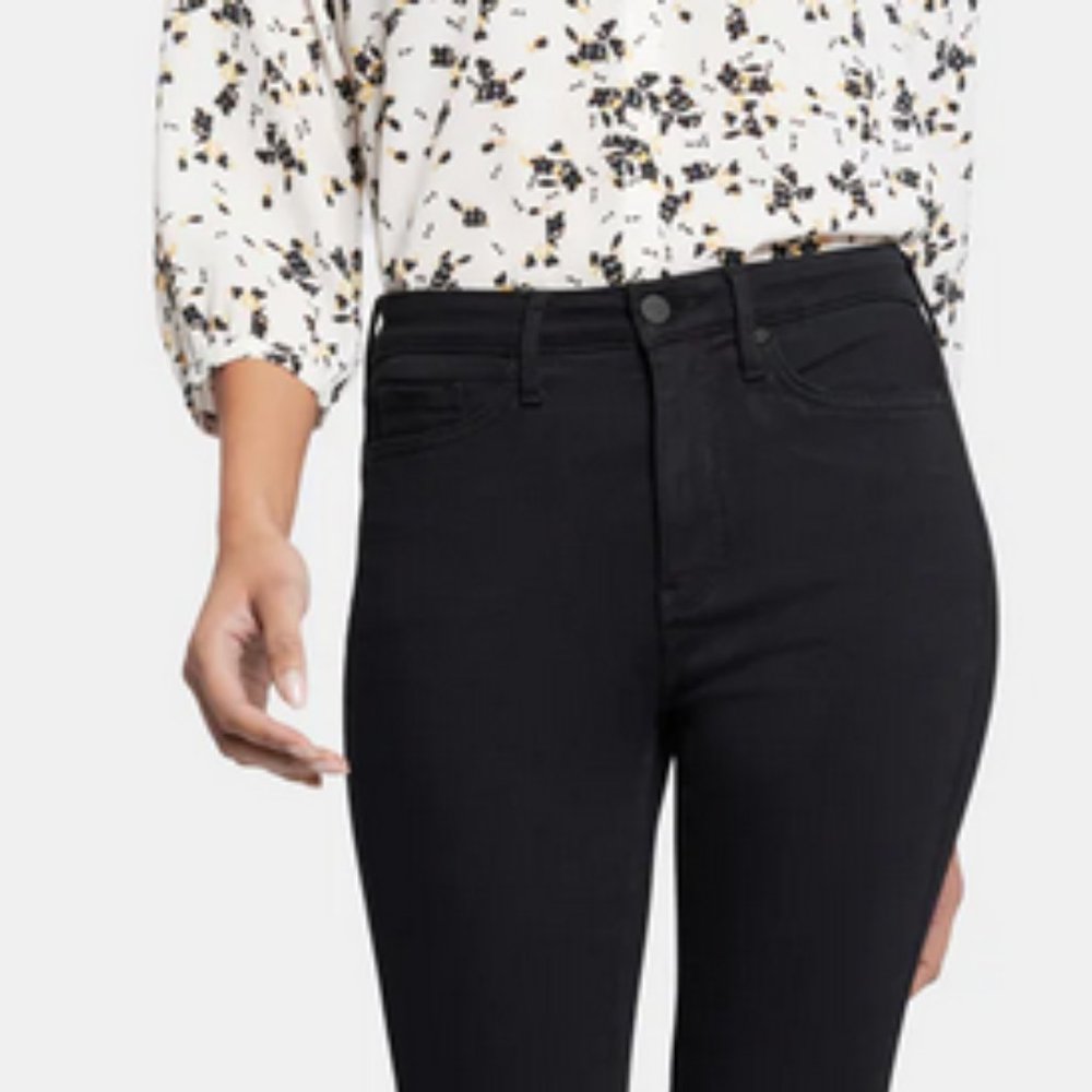 NYDJ-Billie Mini Bootcut Jeans-Size 16, Huntley (Black) NWOT